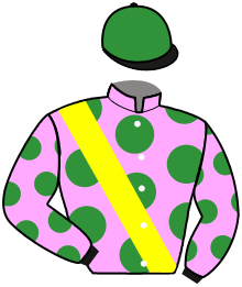 casaque portée par Beaurain T. jockey du cheval de course JALDA DES OBEAUX, information pmu ZETURF