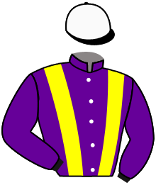 casaque portée par Meunier Gab. jockey du cheval de course JAZZ MANOUCHE, information pmu ZETURF