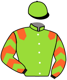 casaque portée par Charron J. jockey du cheval de course FORZA, information pmu ZETURF