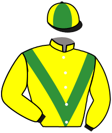 casaque portée par Barille Y. jockey du cheval de course TREVI, information pmu ZETURF