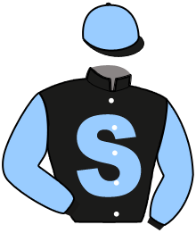 casaque portée par Sias Gio. jockey du cheval de course LOS SUENOS, information pmu ZETURF