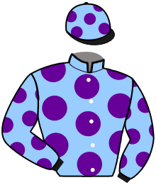 casaque portée par Garcias D. jockey du cheval de course MICKEY ANGEL, information pmu ZETURF
