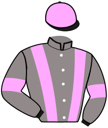 casaque portée par Monclin J. Ph. jockey du cheval de course KORRIGAN OLIVERIE, information pmu ZETURF