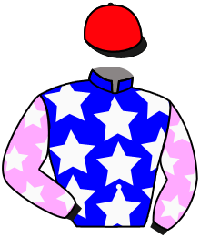 casaque portée par Mendizabal I. jockey du cheval de course BEHOOR AL SHAHANIA, information pmu ZETURF