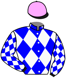 casaque portée par Lefebvre F. jockey du cheval de course GHAYADH, information pmu ZETURF