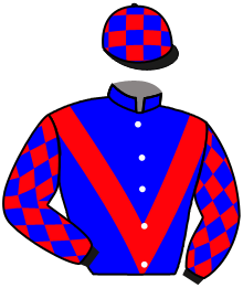 casaque portée par Piccone T. jockey du cheval de course ROSE ACADEMY, information pmu ZETURF