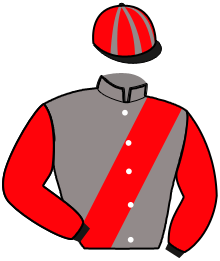 casaque portée par Lamy A. jockey du cheval de course MARQUISE DELACOUR, information pmu ZETURF