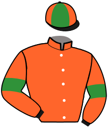 casaque portée par Durand M. jockey du cheval de course IBISCUS DAMBRAY, information pmu ZETURF