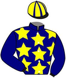 casaque portée par Cortial Mlle S. jockey du cheval de course KA DANSE FOLLE, information pmu ZETURF