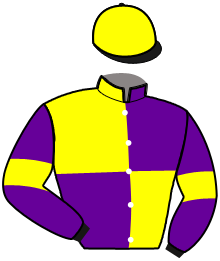 casaque portée par Cabos V. jockey du cheval de course INROCK DU BELLAY, information pmu ZETURF