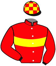 casaque portée par Thomain D. jockey du cheval de course KING FROMENTRO, information pmu ZETURF