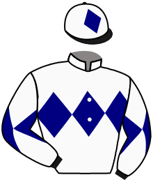 casaque portée par Velon Mlle M. jockey du cheval de course KIMI REY, information pmu ZETURF