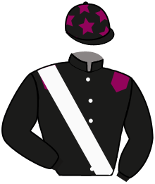 casaque portée par Bails Mlle L. jockey du cheval de course ELLECOEUR DRALLIV, information pmu ZETURF