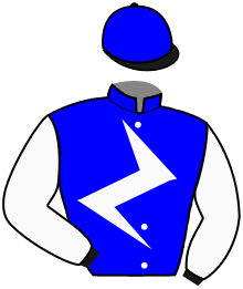 casaque portée par Mahieu Dan. jockey du cheval de course IBERNATUS, information pmu ZETURF