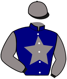 casaque portée par Giard F. jockey du cheval de course IBERIO, information pmu ZETURF