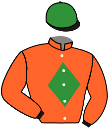 casaque portée par Trullier T. jockey du cheval de course GOLDEN ALQA, information pmu ZETURF