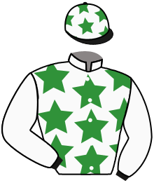 casaque portée par Crastus A. jockey du cheval de course EL BOSNIA, information pmu ZETURF