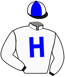 casaque portée par Barzalona M. jockey du cheval de course MIELA, information pmu ZETURF
