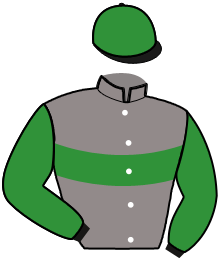 casaque portée par Thurmes T. jockey du cheval de course IBRA DE LOU, information pmu ZETURF