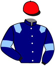 casaque portée par Peslier Mlle M. jockey du cheval de course CAZADORA, information pmu ZETURF