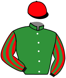 casaque portée par Piccone T. jockey du cheval de course PHILOSOPHY, information pmu ZETURF