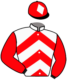 casaque portée par Marie Benj. jockey du cheval de course LOUNA BEACH, information pmu ZETURF