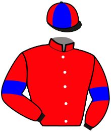 casaque portée par Lelievre J. B. jockey du cheval de course KIMONO JULRY, information pmu ZETURF