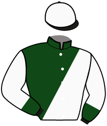 casaque portée par Congard R. jockey du cheval de course INVICTUS ONE, information pmu ZETURF