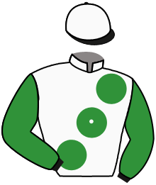 casaque portée par Ferreira N. jockey du cheval de course POKROV, information pmu ZETURF