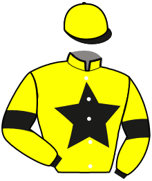 casaque portée par Tintillier A. jockey du cheval de course KAEDI DJOC, information pmu ZETURF