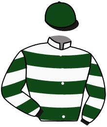 casaque portée par Mendizabal I. jockey du cheval de course LOBELIA, information pmu ZETURF