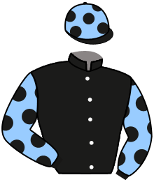 casaque portée par Marien J. jockey du cheval de course EYOTA TECA, information pmu ZETURF