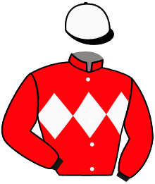 casaque portée par Chenet V. jockey du cheval de course CAPTAIN JO, information pmu ZETURF