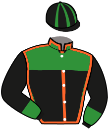 casaque portée par Le Beller T. jockey du cheval de course LOOKING GOOD ER, information pmu ZETURF