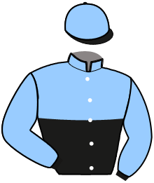 casaque portée par Voisin A. jockey du cheval de course JUBY DE BAILLY, information pmu ZETURF