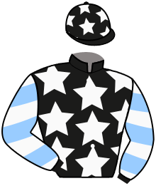 casaque portée par Breux D. jockey du cheval de course SAKURASAKU, information pmu ZETURF