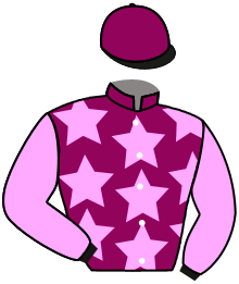 casaque portée par Le Callonec Mae. jockey du cheval de course MAYDY DE ROMAY, information pmu ZETURF