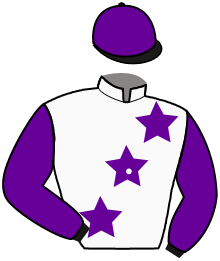 casaque portée par Barzalona M. jockey du cheval de course ARTURO, information pmu ZETURF