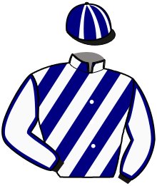 casaque portée par Letouze E. jockey du cheval de course KALOUMA DELADOU, information pmu ZETURF