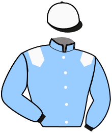 casaque portée par Thiefaine D. jockey du cheval de course JACKPOT DU LOT, information pmu ZETURF