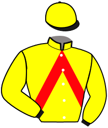 casaque portée par Marasco D. jockey du cheval de course JAENERYS, information pmu ZETURF