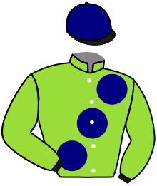 casaque portée par Nabet K. jockey du cheval de course LEBANDACARL, information pmu ZETURF