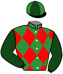 casaque portée par Zuliani L. jockey du cheval de course L'ART DE VIVRE, information pmu ZETURF