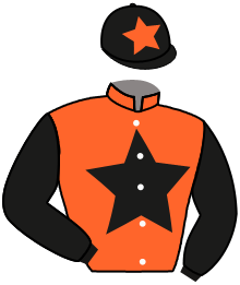 casaque portée par Marchand Bas. jockey du cheval de course STORM DES FLOS, information pmu ZETURF