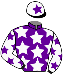 casaque portée par Lecomte D. jockey du cheval de course KALCA MOME, information pmu ZETURF