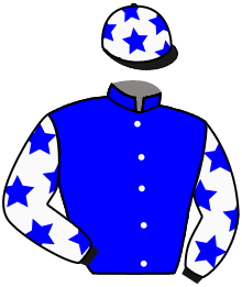 casaque portée par Trullier T. jockey du cheval de course EYWA, information pmu ZETURF