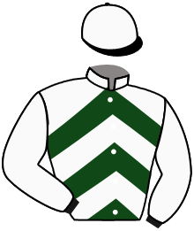 casaque portée par Velon Mlle M. jockey du cheval de course RHENIA, information pmu ZETURF