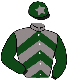 casaque portée par Sias Gio. jockey du cheval de course GANZEVILLE, information pmu ZETURF