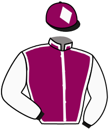 casaque portée par Provost D. jockey du cheval de course VISAYA, information pmu ZETURF