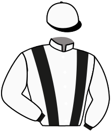 casaque portée par Santiago Mlle D. jockey du cheval de course SPEEDFUL, information pmu ZETURF